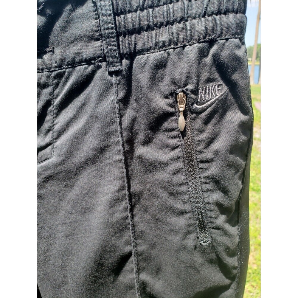 Nike Shorts Womens Small Black Sportswear Chino Bermuda Hiking Outdoors Cotton - Picture 3 of 15